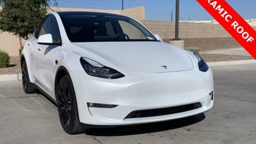 TESLA MODEL Y 2021 5YJYGDEE6MF232524 image